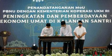 Kerjasana Dengan PBNU, MenKopUKM Ingin Cetak Wirausaha Baru Lewat Pesantren