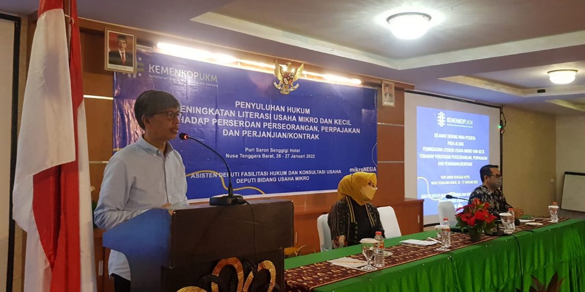 KemenKopUKM Gelar Penyuluhan Untuk Kurangi Pemahaman Aspek Hukum Pelaku Usaha Yang Masih Rendah