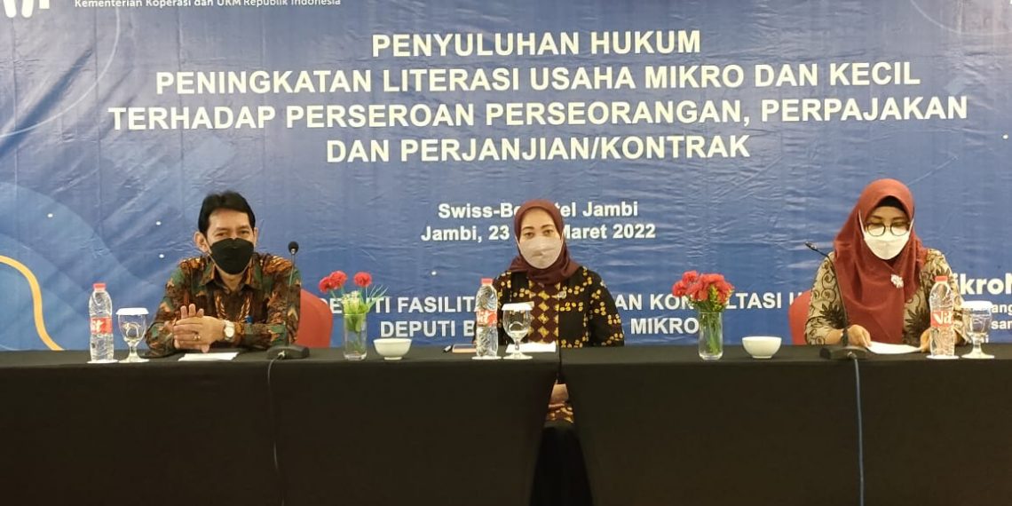 40 Pelaku Usaha Mikro Provinsi Jambi Didorong Dirikan Perseroan Perorangan