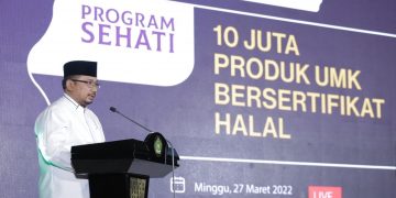 Menag Launching Program 10 Juta Produk Bersertifikat Halal