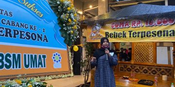 Bisnis Kuliner Bebek Afifatul Qurana Berkembang Lewat Beasiswa Bisnis Laznas BSMU dan BSI