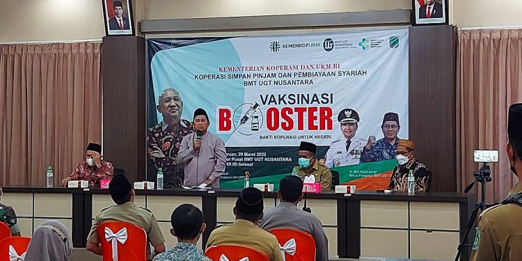KSPPS BMT UGT Nusantara Selenggarakan Vaksinasi Boster di Pondok Pesantren Sidogiri