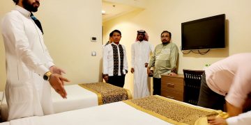 Tinjau Hotel Jemaah di Madinah, Menag: Dekat Nabawi dan Kondisi Siap