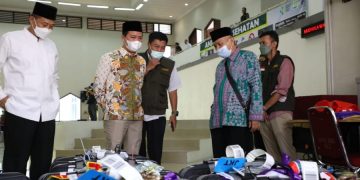 Jemaah Haji Kloter Pertama Embarkasi Jakarta Mulai Masuk Asrama