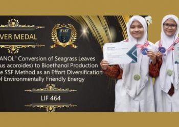 Riset Bioetanol Ramah Lingkungan MAN 1 Kudus Diganjar Silver Medal IFEST2 2022