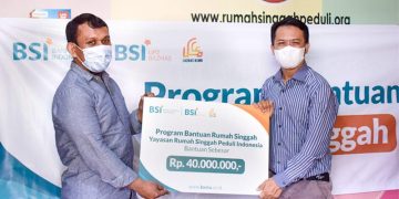 BSI dan Laznas BSM Umat Beri Dua Rumah Singgah di Jakarta Bantuan Rp80 Juta