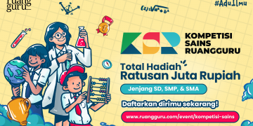 Kompetisi Sains Ruangguru 2022 Tingkat SD/MI, SMP/MTs, SMA/MA Kembali Digelar