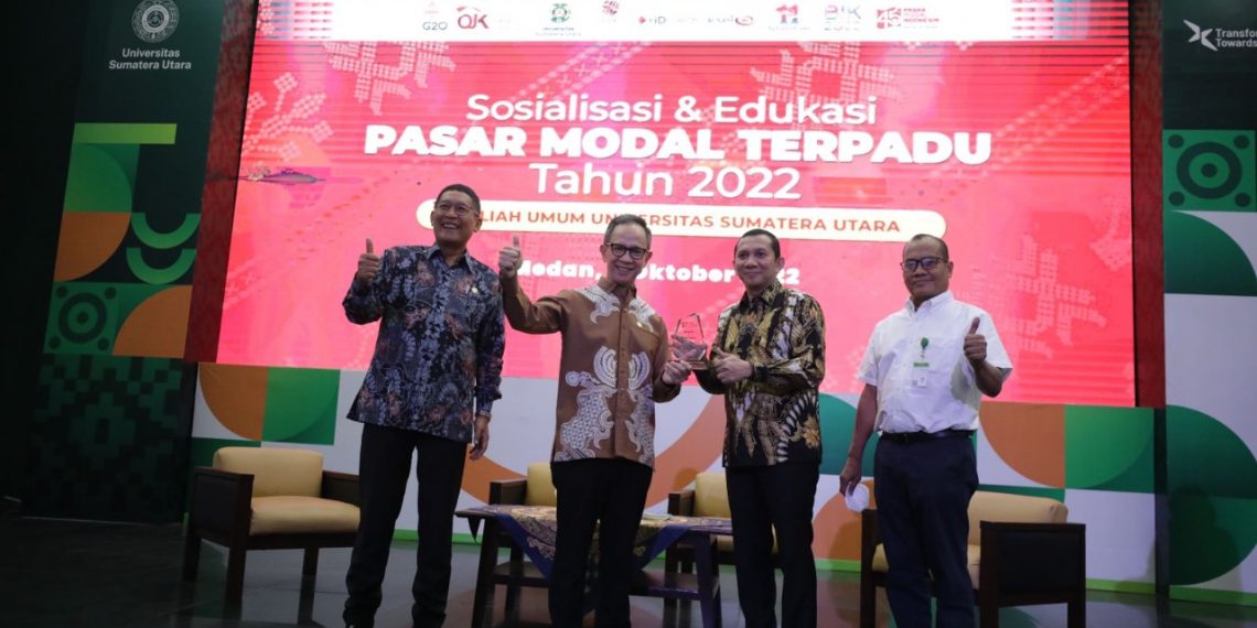 OJK Dorong Mahasiswa USU Tingkatkan Literasi Pasar Modal