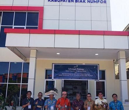 PLUT KUMKM di Kabupaten Biak Numfor Papua Diresmikan Wakil Presiden RI Ma’ruf Amin