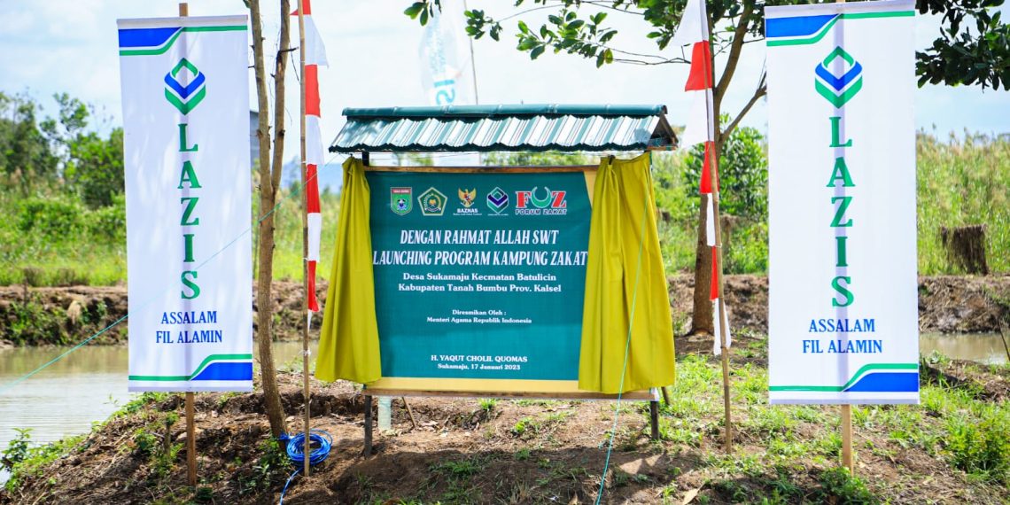 Tahun 2023, Menag Targetkan Ada 1.000 Kampung Zakat