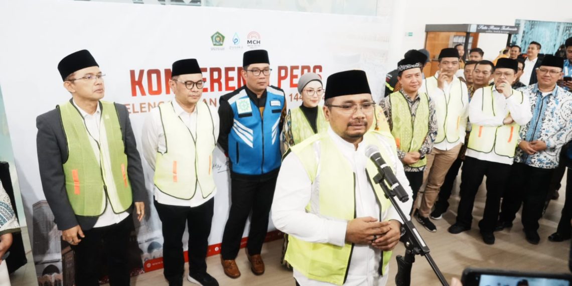 Perdana, Menag Lepas Penerbangan Haji dari Bandara Kertajati
