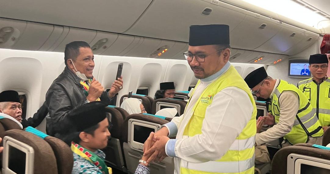 Ini Pesan Menag Saat Lepas Keberangkatan Jemaah Haji Kloter Pertama
