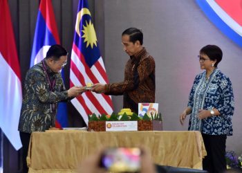HUT Ke-56 ASEAN, Jokowi Ingatkan Tekad Wujudkan Kawasan Damai dan Sejahtera