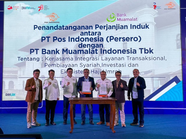 Pos Indonesia – Bank Muamalat jalin Kerja Sama Strategis