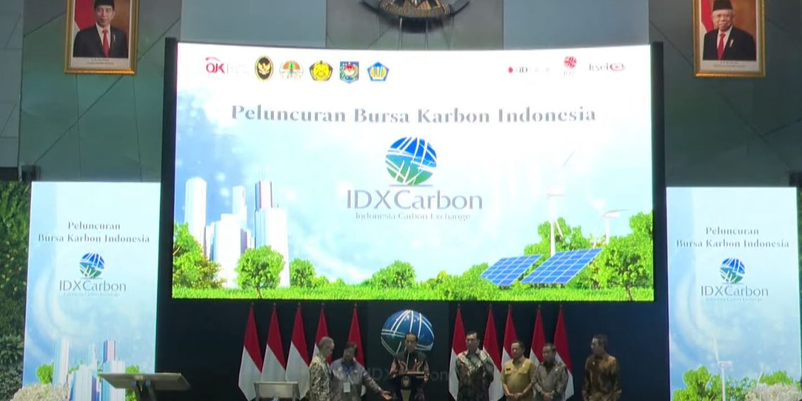 Jokowi Luncurkan Bursa Karbon Indonesia
