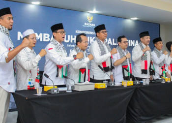 BAZNAS Bersama LAZ Salurkan Bantuan Kemanusiaan Rp12 Miliar untuk Palestina