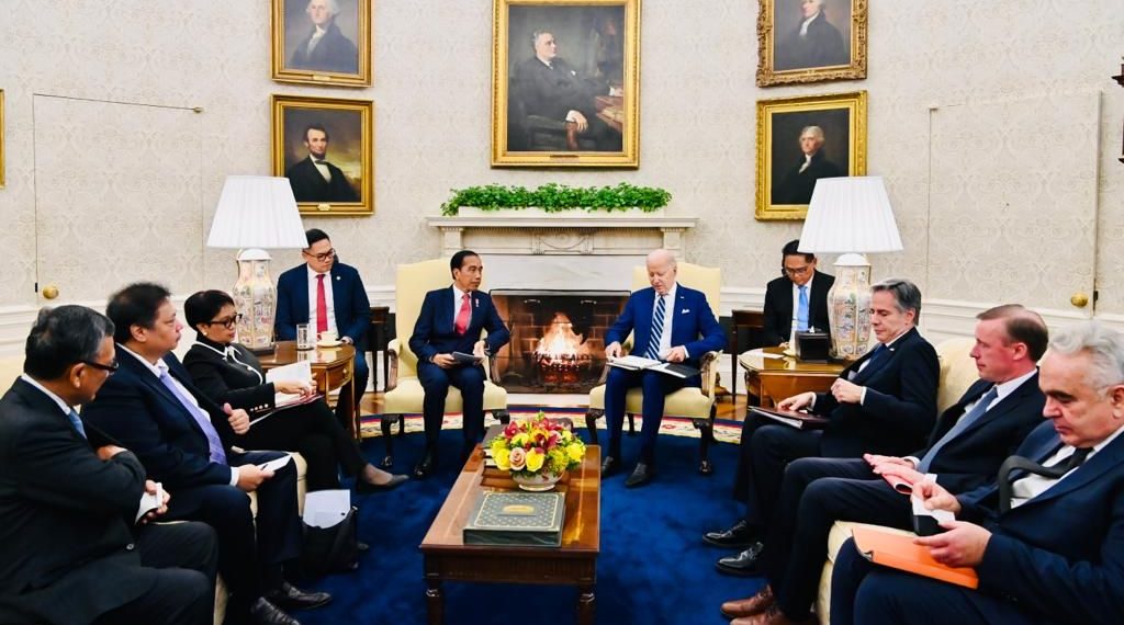 Temui Joe Biden, Jokowi Ajak Kemitraan Indonesia-AS Berkontribusi untuk Perdamaian Global