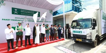 BAZNAS Bersama KSrelief Distribusikan 7.965 Bantuan Paket Pangan Ramadhan