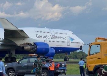 Garuda Indonesia Ungkap Penyebab Mesin Pesawat yang Angkut Jemaah Haji Terbakar