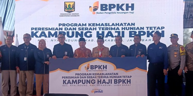 BPKH Resmikan Kampung Haji bagi Korban Longsor di Sukabumi