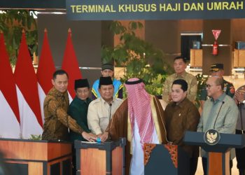 Presiden Prabowo Resmikan Terminal Khusus Haji dan Umrah di Bandara Soetta