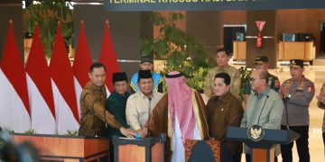 Presiden Prabowo Resmikan Terminal Khusus Haji dan Umrah di Bandara Soetta