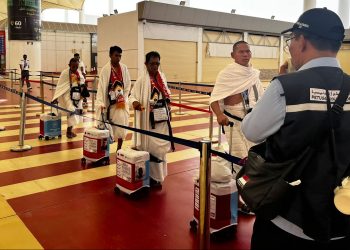 Jemaah Haji Diminta Patuh Aturan Ihram Saat Tiba di Jeddah