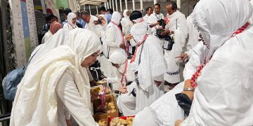 Jajanan Pasar Indonesia Ramaikan Terminal Syib Amir Makkah, Laris Diserbu Jamaah Haji