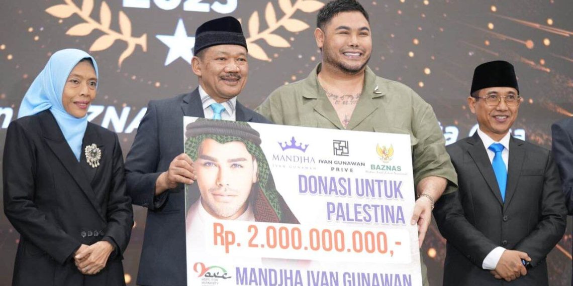 Ivan Gunawan Sumbang Rp2 Miliar untuk Palestina di BAZNAS Awards 2025