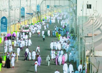 Hadapi Panas Ekstrem saat Haji, Saudi Tingkatkan Sistem Pendingin di Jamarat