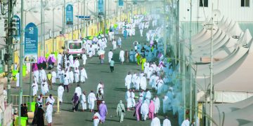 Hadapi Panas Ekstrem saat Haji, Saudi Tingkatkan Sistem Pendingin di Jamarat