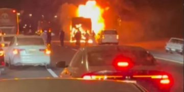 Detik-detik Bus Umrah Jemaah RI Terbakar Menuju Madinah, Semua Selamat!