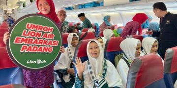 Lion Air Buka Rute Umrah Langsung Padang-Jeddah, Jemaah Kini Tak Perlu Transit