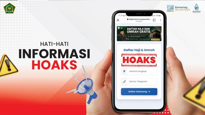 Hati-hati! Modus Baru Penipuan Haji Gratis, Korban Diminta Isi Data Pribadi