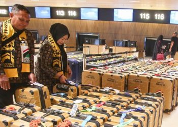 Kemenhaj Minta PPIU Tertibkan Bagasi dan Kedatangan Jemaah Umrah di Terminal 2F Bandara Soetta