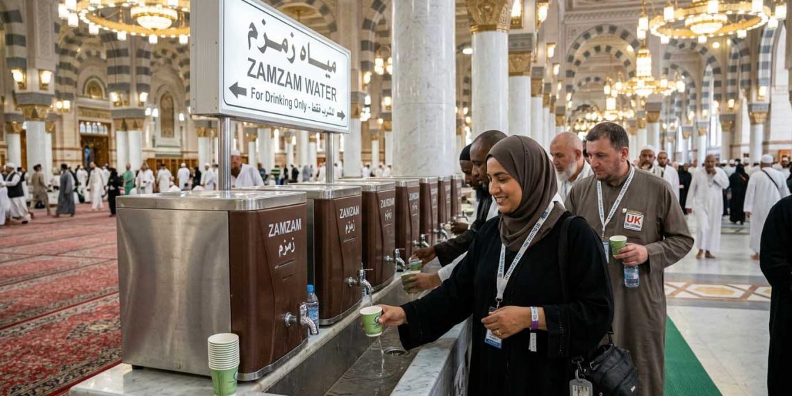 Konsumsi Air Zamzam di Haramain Capai 1,56 Juta Liter Per Hari, Begini Pengelolaannya