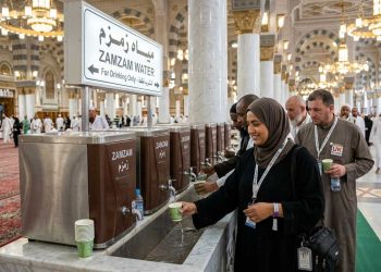 Konsumsi Air Zamzam di Haramain Capai 1,56 Juta Liter Per Hari, Begini Pengelolaannya
